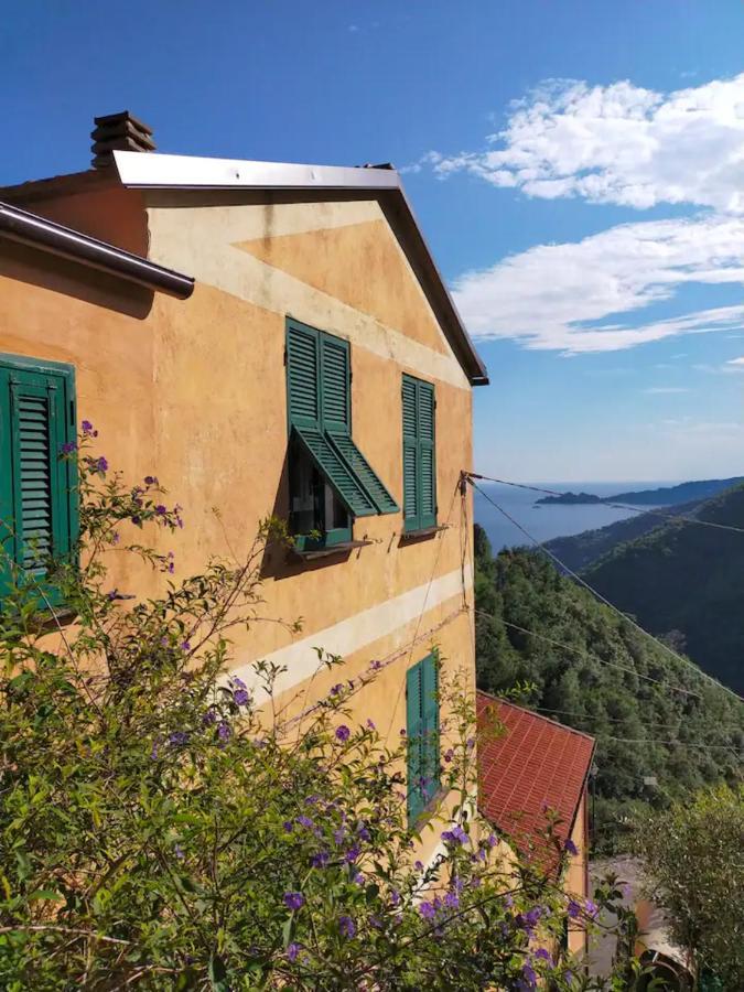 Cottage Con Vista Mare Zoagli Exterior foto